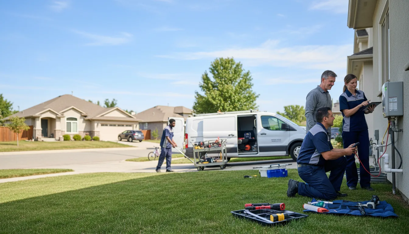 Tankless water heater service in Hendricks, MN